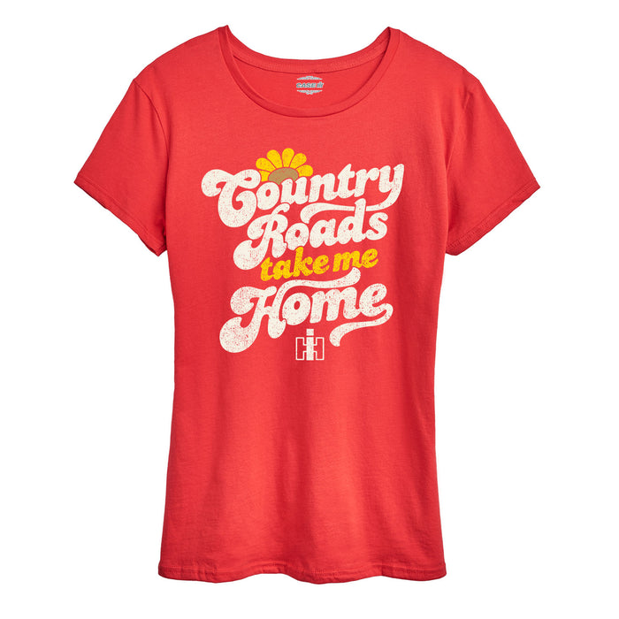 Country Roads Womens Short Sleeve Classic Fit Tee