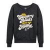 Country Roads Womens French Terry Pullover