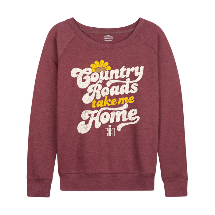 Country Roads Womens French Terry Pullover