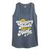 Country Roads Womens Racerback Tank