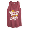 Country Roads Womens Racerback Tank