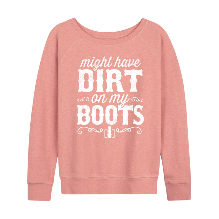 Dirt on my Boots Womens French Terry Pullover