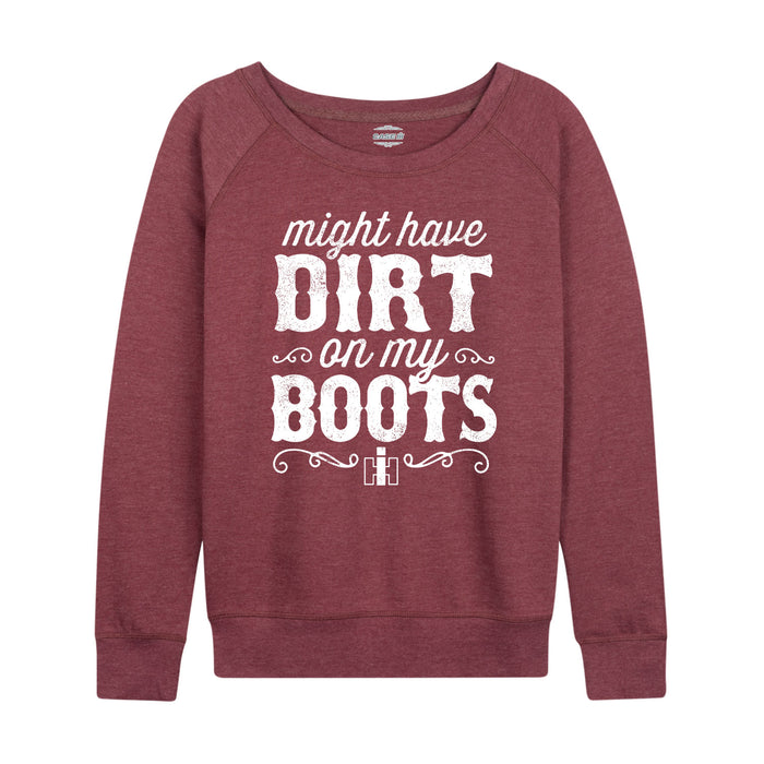 Dirt on my Boots Womens French Terry Pullover