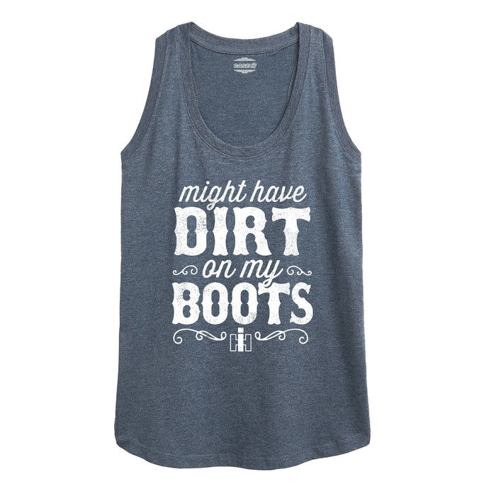 Dirt on my Boots Womens Racerback Tank