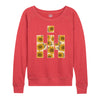 IH Sunflower Fill Logo Womens French Terry Pullover