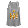 IH Sunflower Fill Logo Womens Racerback Tank