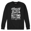 Messy Bun Getting Stuff Done Womens Crew Fleece