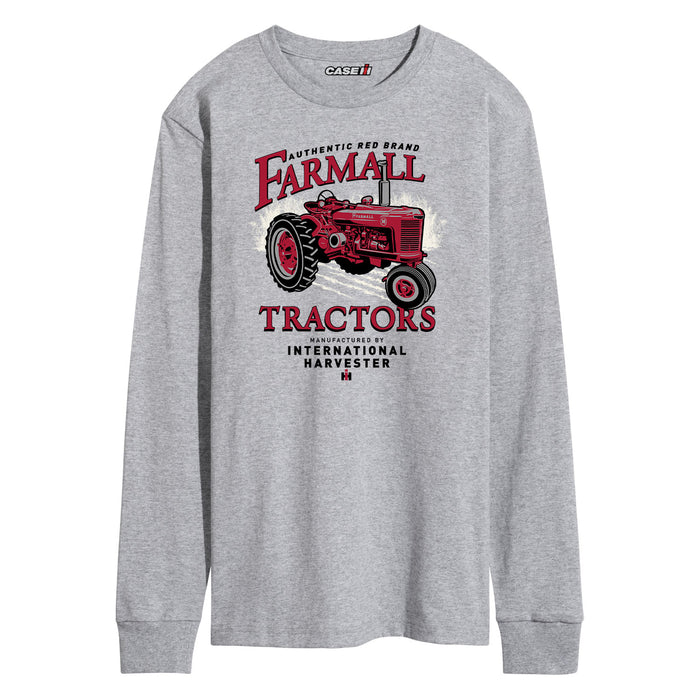 Authentic Farmall Tractors Mens Long Sleeve Tee