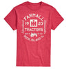 Farmall Tractors Label Mens Short Sleeve Tee