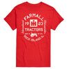 Farmall Tractors Label Mens Short Sleeve Tee