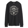 Farmall Tractors Label Mens Long Sleeve Tee