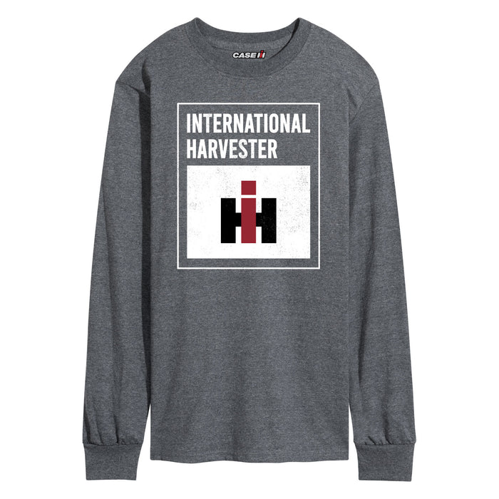 IH Rectangle Logo Mens Long Sleeve Tee