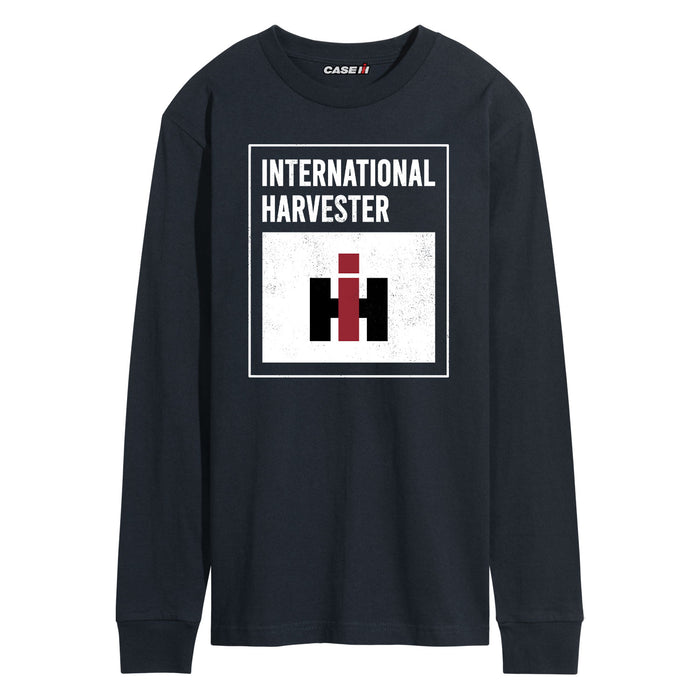 IH Rectangle Logo Mens Long Sleeve Tee