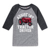 Assistant Farmall Tractor Driver Boys Raglan