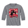 Camo Farmall Square Boys Long Sleeve Tee