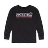 Case IH Logo Repeated Boys Long Sleeve Tee