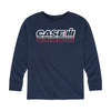 Case IH Logo Repeated Boys Long Sleeve Tee