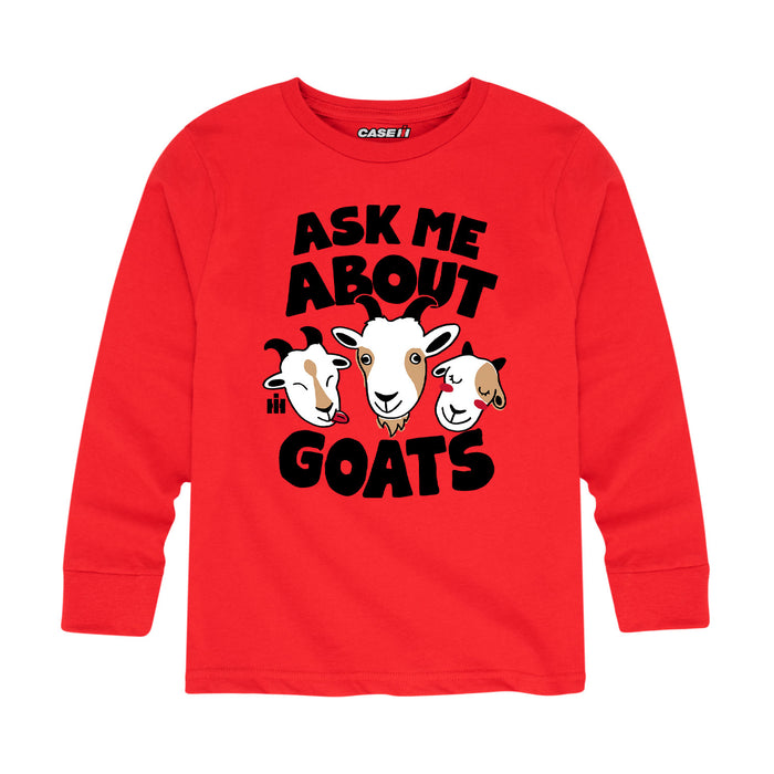 Ask me about Goats Kids Long Sleeve Tee