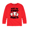 Ask me about Goats Kids Long Sleeve Tee