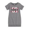 Case IH Logo Floral Girls Fleece Dress