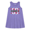 Case IH Logo Floral Girls Aline Dress