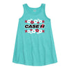 Case IH Logo Floral Girls Aline Dress