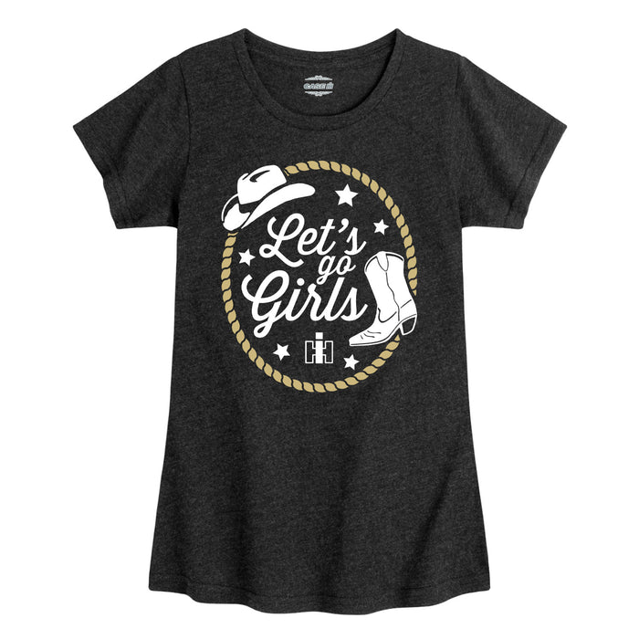 Lets Go Girls Girls Fitted Short Sleeve Tee
