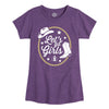 Lets Go Girls Girls Fitted Short Sleeve Tee