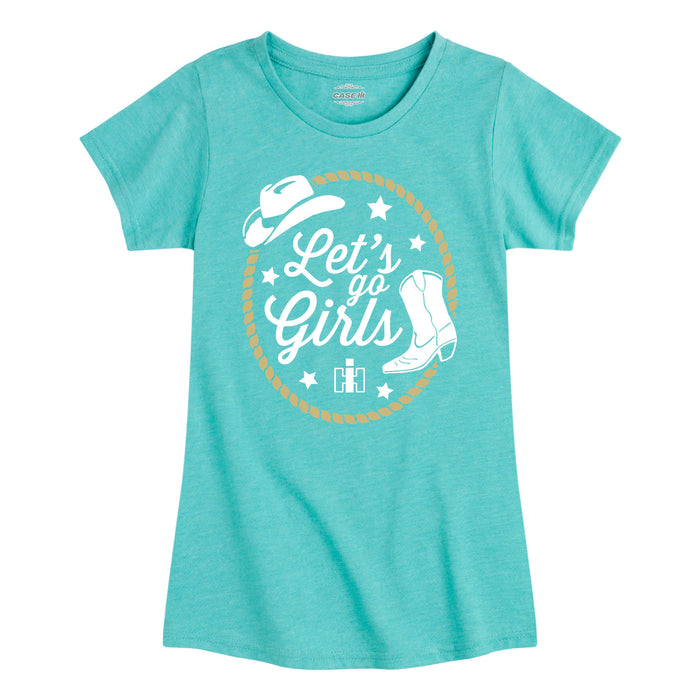 Lets Go Girls Girls Fitted Short Sleeve Tee