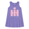 Pink Daisies IH Logo Girls Aline Dress