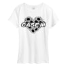 Case IH Sunflower Heart Womens Short Sleeve Classic Fit Tee