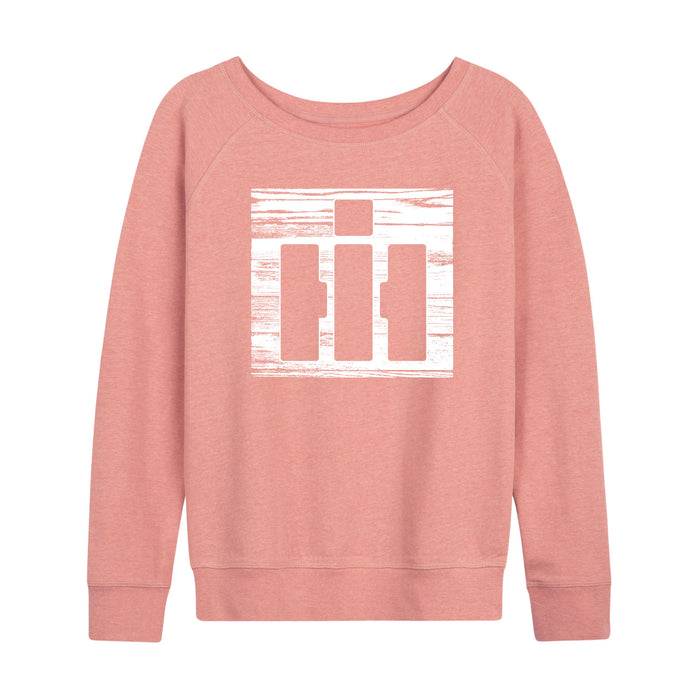 IH Logo Barnwood Womens French Terry Pullover