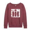 IH Logo Barnwood Womens French Terry Pullover