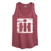 IH Logo Barnwood Womens Racerback Tank