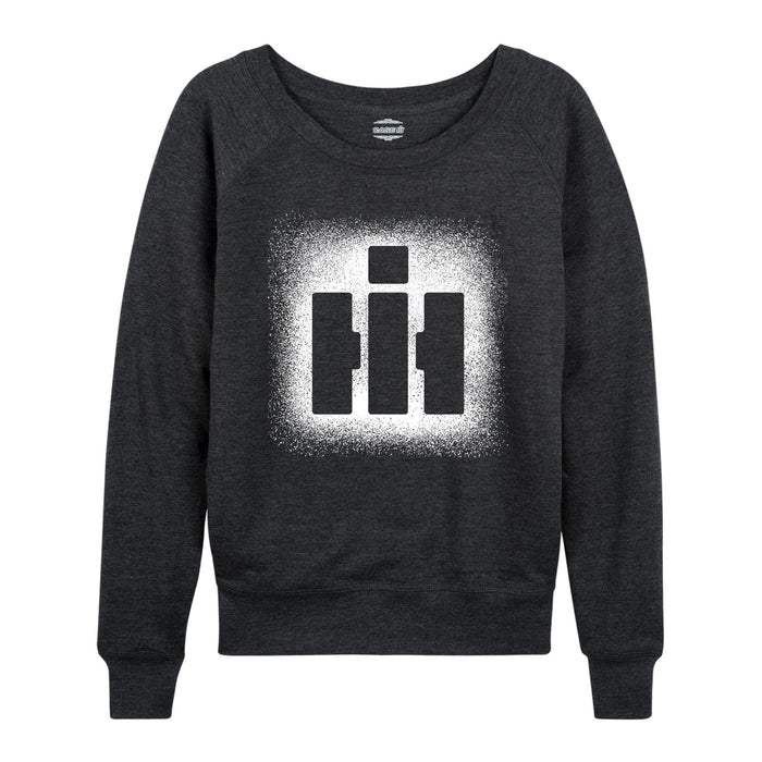 IH Logo Spray Womens French Terry Pullover
