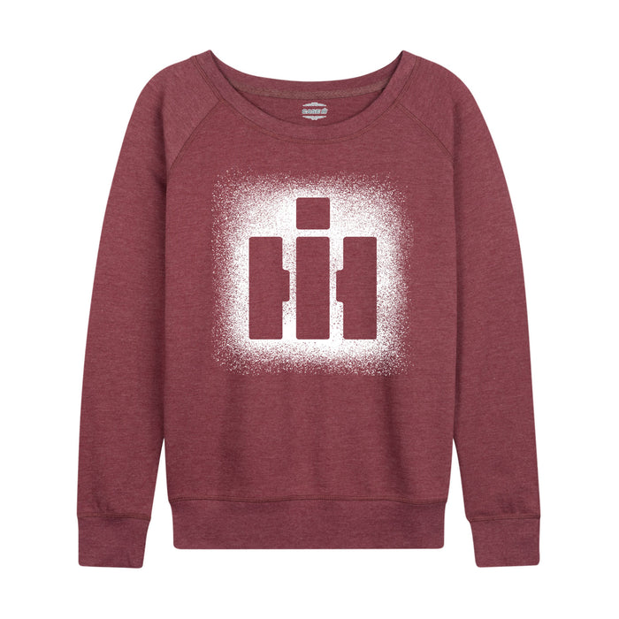 IH Logo Spray Womens French Terry Pullover