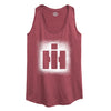 IH Logo Spray Womens Racerback Tank