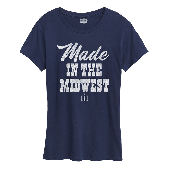 IH Made In The Midwest Womens Short Sleeve Classic Fit Tee