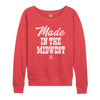 IH Made In The Midwest Womens French Terry Pullover