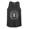 Messy Bun Coffee Run Womens Racerback Tank