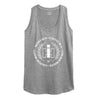 Messy Bun Coffee Run Womens Racerback Tank