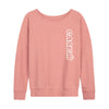 Oversized Case Logo Womens French Terry Pullover