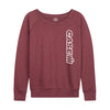 Oversized Case Logo Womens French Terry Pullover