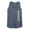 Oversized Case Logo Womens Racerback Tank