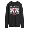 Farmall Easier Faster Farming Mens Long Sleeve Tee