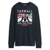 Farmall Easier Faster Farming Mens Long Sleeve Tee