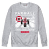 Farmall Easier Faster Farming Mens Crew Fleece