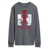 IH Tractor Fill Logo Mens Long Sleeve Tee