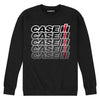 Case IH Logo Repeat Fade Mens Crew Fleece