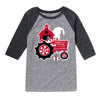 Farmall Tractor and Barn Kids Raglan